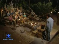 Les Aventuriers de Koh-Lanta Tribal Council.