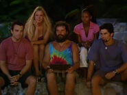 The jury competing in the Immunity Challenge.