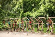 The Merged Tribe competes in the second Reward Challenge of the seventh cycle.