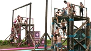 Tara competes in the Uprising Immunity Challenge.