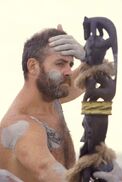 Richard Hatch at the Final Immunity Challenge.