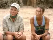 Teresa with Kim J. as members of the merged tribe, Moto Maji.
