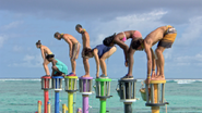 Maku Maku competes in the individual Immunity Challenge, Vertigo.