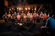 Lumuwaku at their first Tribal Council.