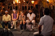 Josh with Tika at his second Tribal Council.