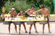 Jaguares competes in the Reward Challenge, A Bit Tipsy.