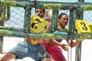 Elegidos competing in the first Reward Challenge of the third cycle.