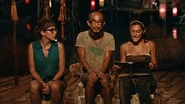 Michele reveals her advantage to the jury.