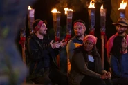 Tevin at Yontau's first Tribal Council.