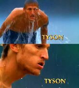 Tyson's shots in the intro.