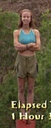 Amber at the first individual Immunity Challenge.