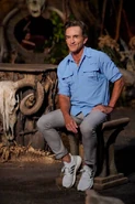 Jeff Probst at Tribal Council.