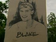 Blake's drawing at the Rites of Passage.