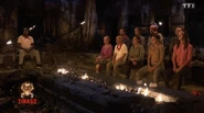 Tinago at their first Tribal Council.