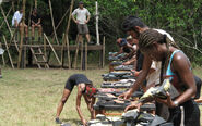 Juara competing in their first individual Immunity Challenge.