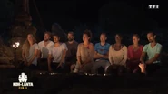 The nine members of Jury at the Final Tribal Council.