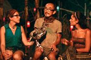 Aubry and Michele at the Final Tribal Council with Tai.