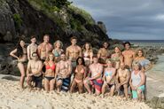 Survivor: Heroes vs. Healers vs. Hustlers cast.