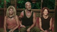 Lisa, Michael, and Denise at the Final Tribal Council.