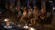 The merged tribe at their third Tribal Council.