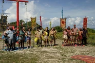 Drew at the first Immunity Challenge, Mud Crutch.