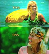 Tina's shots in the intro.