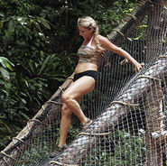 Katie in the first round of the challenge in Palau.