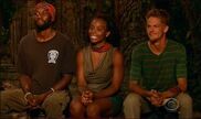 Jeremy, Tasha, and Spencer an the Final Tribal Council.