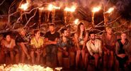 Brains at their fourth Tribal Council.