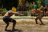 Elegidos competing in the second Reward Challenge of the second cycle.