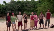 The final 8 deciding whether to eat or compete for immunity.