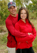 Rob and Amber's promotional photo for The Amazing Race: All-Stars.