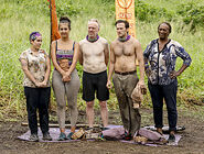 Jabeni at their first challenge as a new tribe.