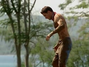 Brady competing at the first Immunity Challenge.