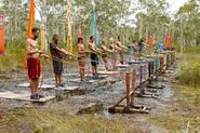 Orkun competes in the second individual Immunity Challenge, Take the Reins.
