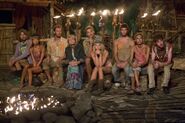 Enil Edam at the final nine Tribal Council.