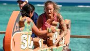 Kamilla competing in Slide Hustle.