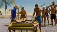 Gondol competes in the Immunity Challenge, New School.
