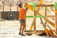Intensos competing in the first Punishment Challenge, Build It Up, Break It Down.