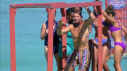 Brad competing in Cargo Salvage.