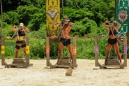 Leones competing in the tenth Individual Immunity Challenge.