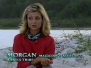 Morgan doing a confessional.