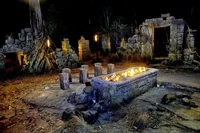 Koh-Lanta: La Revanche des Héros Tribal Council.