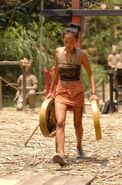 Peih-Gee's competing in her last Immunity Challenge.