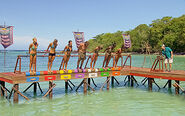 The Tikiano tribe competes (One World).