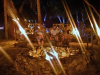 Celebrity Survivor Australia Tribal Council.