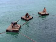 Jon, Lillian, and Sandra compete in Pearl Islands.