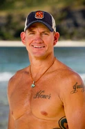 Brad's alternate promotional photo for Survivor: Game Changers.