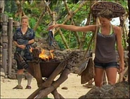 Mikayla buring her Buff