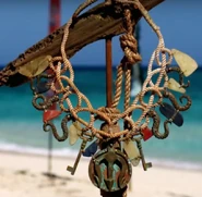 Game Changers A necklace made of rope and nautical objects.